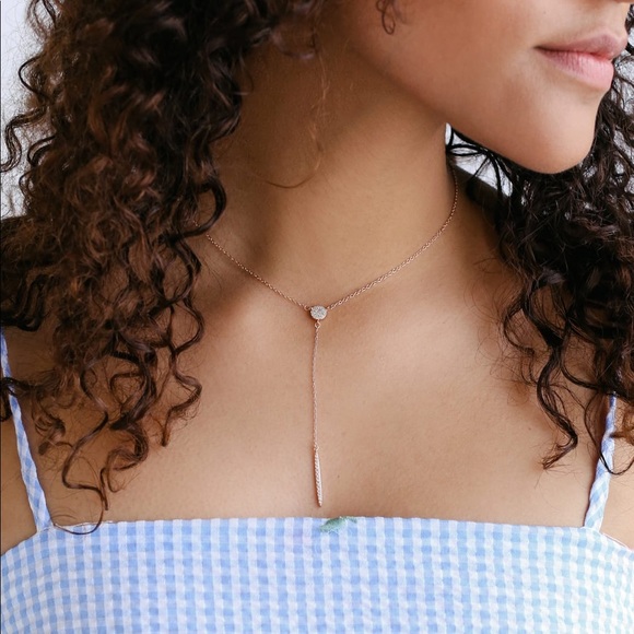 Jewelry - Rose Gold Drop Necklace